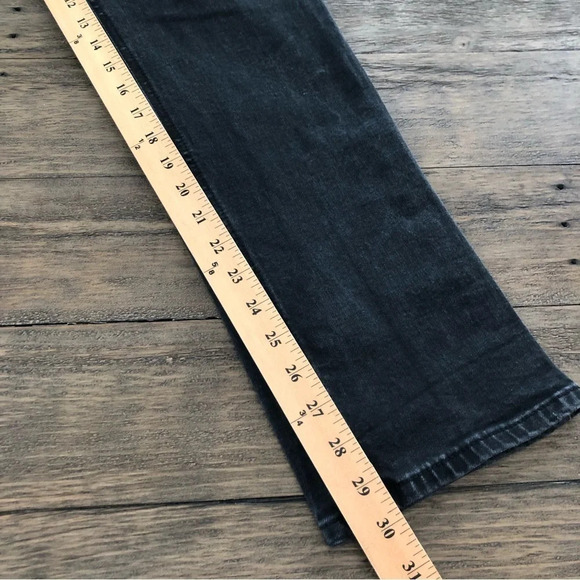 Pacsun Mens 33 waist Slim Fit Black Wash Jeans stretch distressed 33 X 30 - Picture 5 of 9